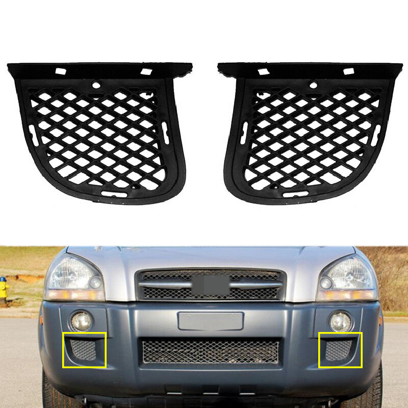 Pair Front bumper Ventilation Fog light grille for Hyundai for Tucson 2005-2009
