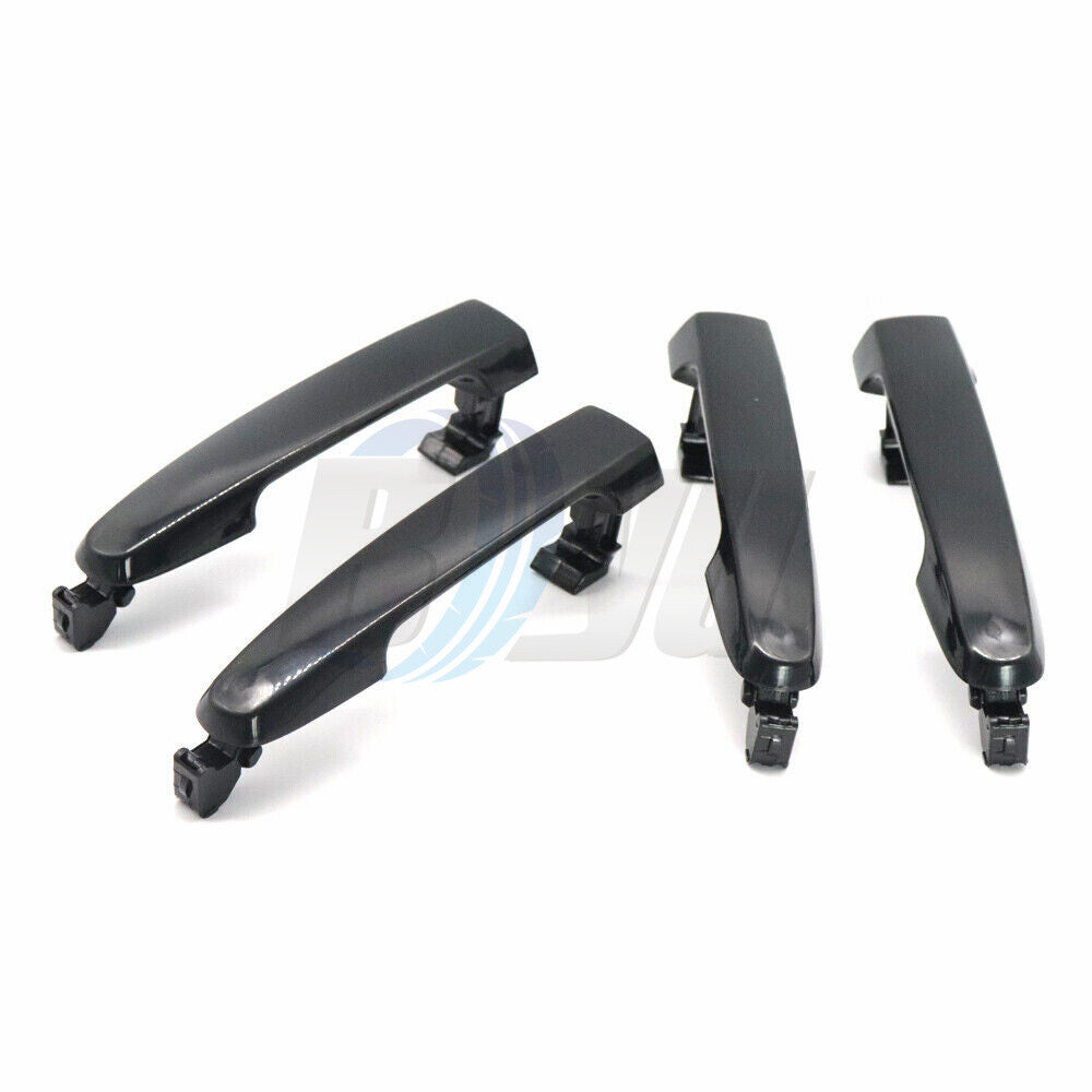 4PCS New Front Rear Left Right Black Door Handle for Toyota for Corolla Matrix 03-08