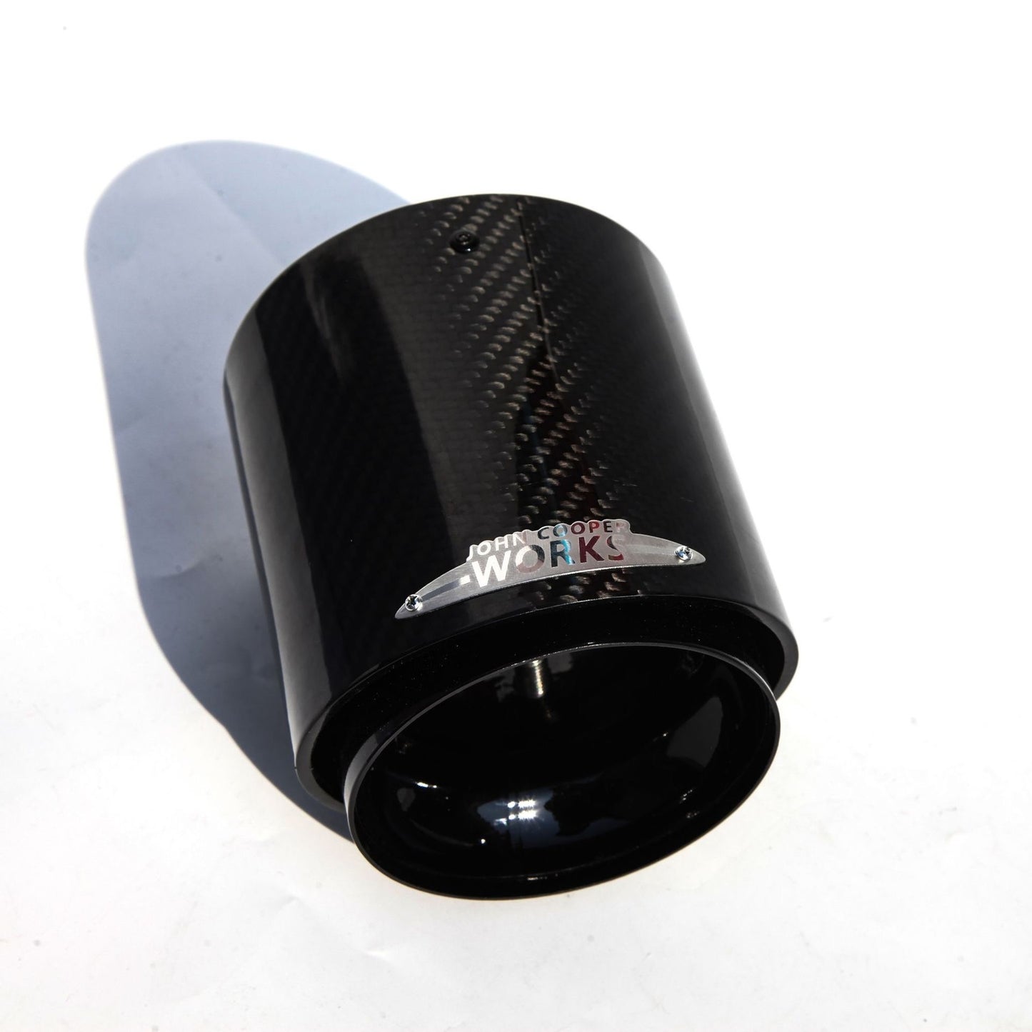 JCW black carbon fiber exhaust tips for BMW Cooper for MINI R55/R56/R57/R58/R59/R60
