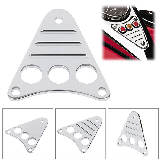 Dashboard Instrument Panel Trim for Kawasaki VN800 Vulcan Custom 1995-06 Chrome