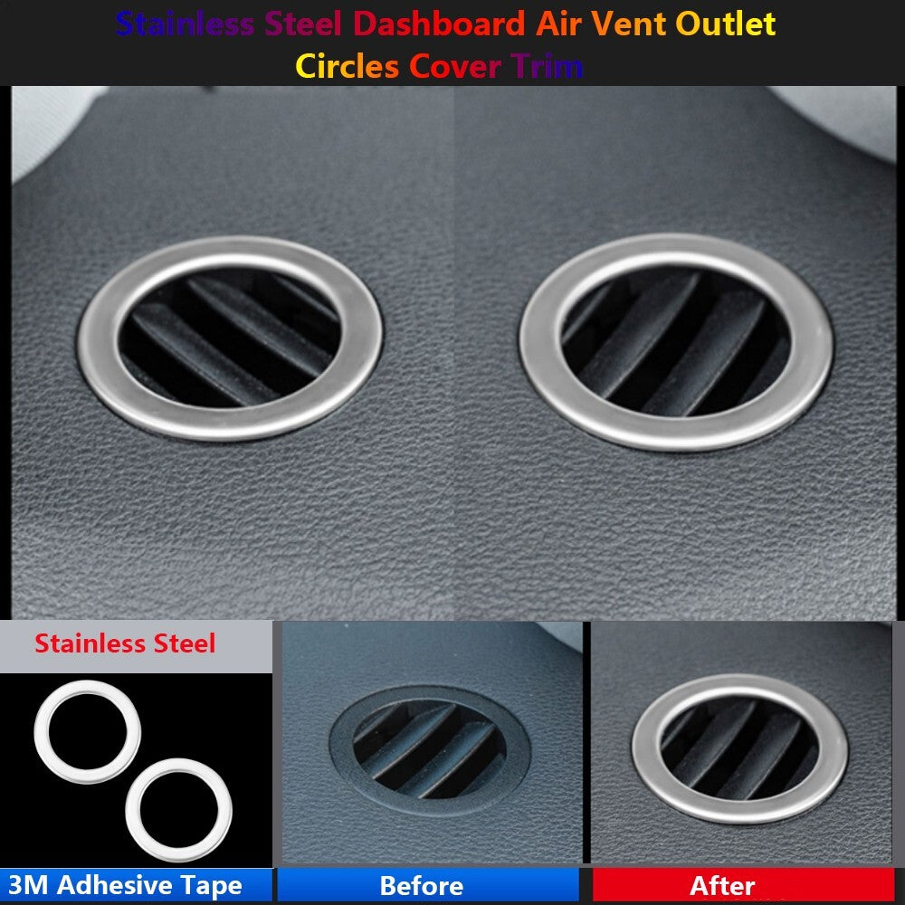 Stainless for Mercedes-Benz E W212 Car Dashborad Air AC Vent Outlet Cover Trims