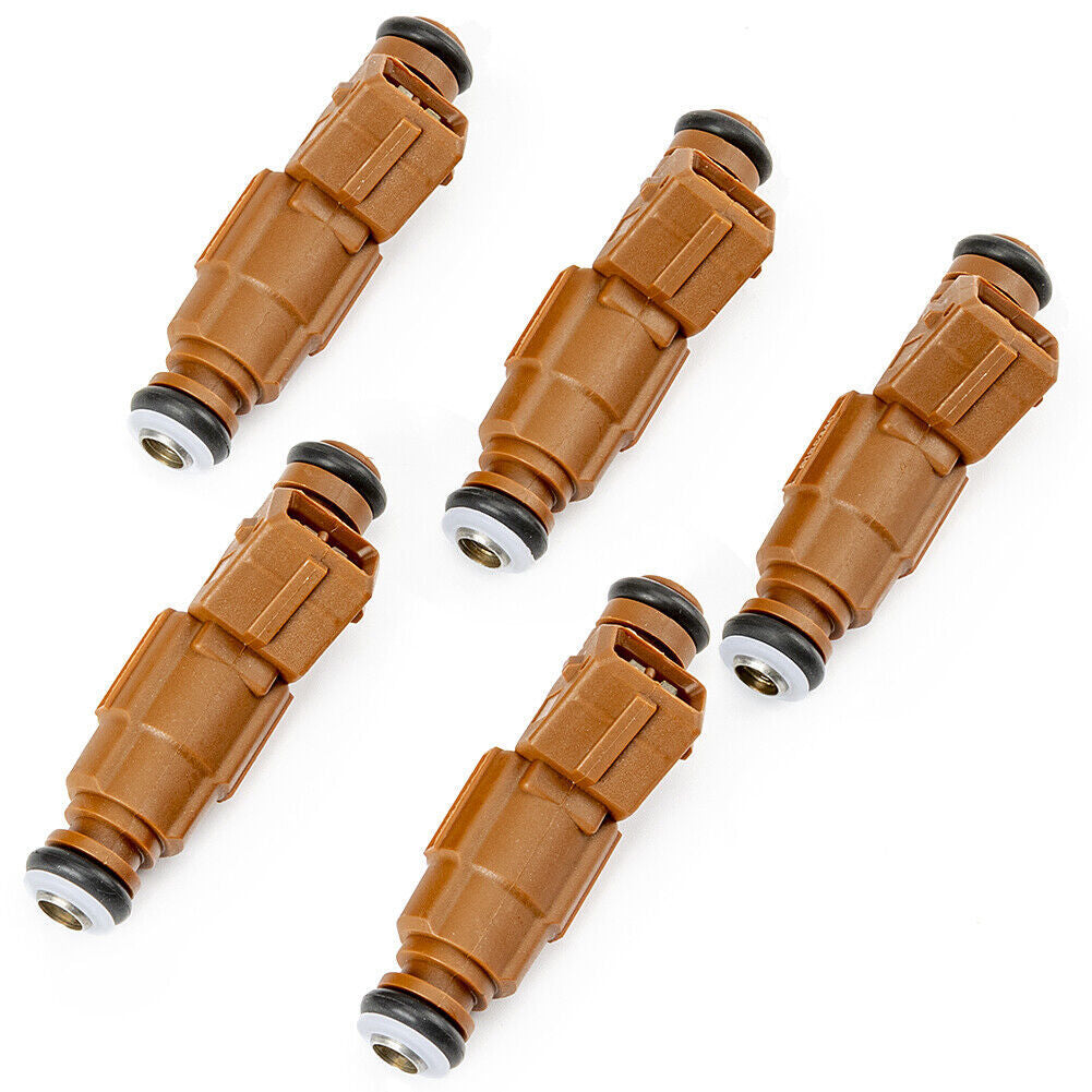 5-piece fuel injector kit 0280155831, suitable for 1998-09 for Volvo S60, S80, C70, V70, XC90 2.4L, 2.5L...