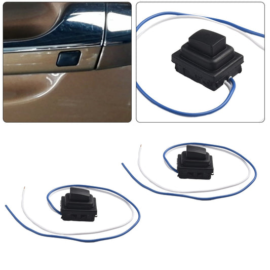 2x Front Outside Door Handle Small Button Switches for Hyundai