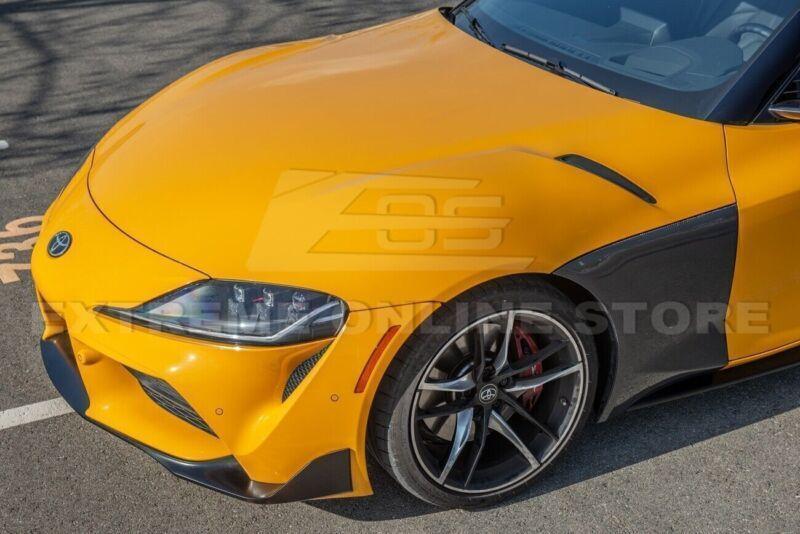 Carbon fiber front fender replacement parts for 2019+ for Toyota GR Supra A90 A91