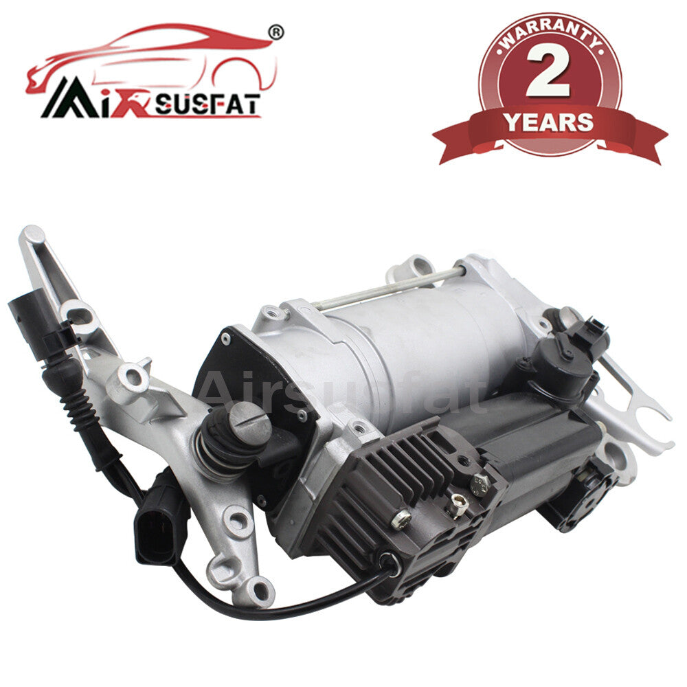 for VW Touareg for Porsche for Cayenne Air Suspension Compressor Pump w/bracket 2003-10