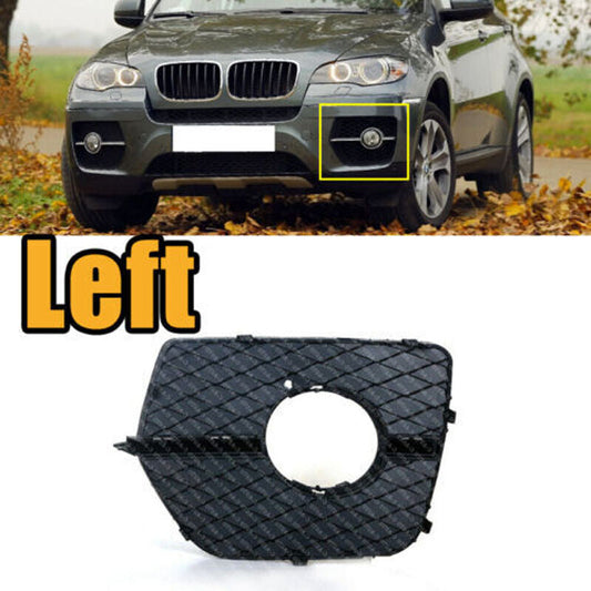 Left front bumper trim mesh, fog light, grille grille, suitable for 2008-2014 for BMW X6 E71