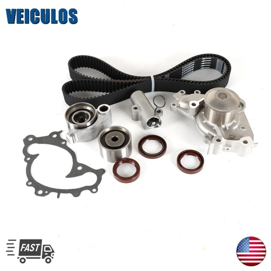 Timing Belt Belt Water Pump  Tensioner Kit for 01-10 for Toyota 3.3L 1MZFE 3MZFE