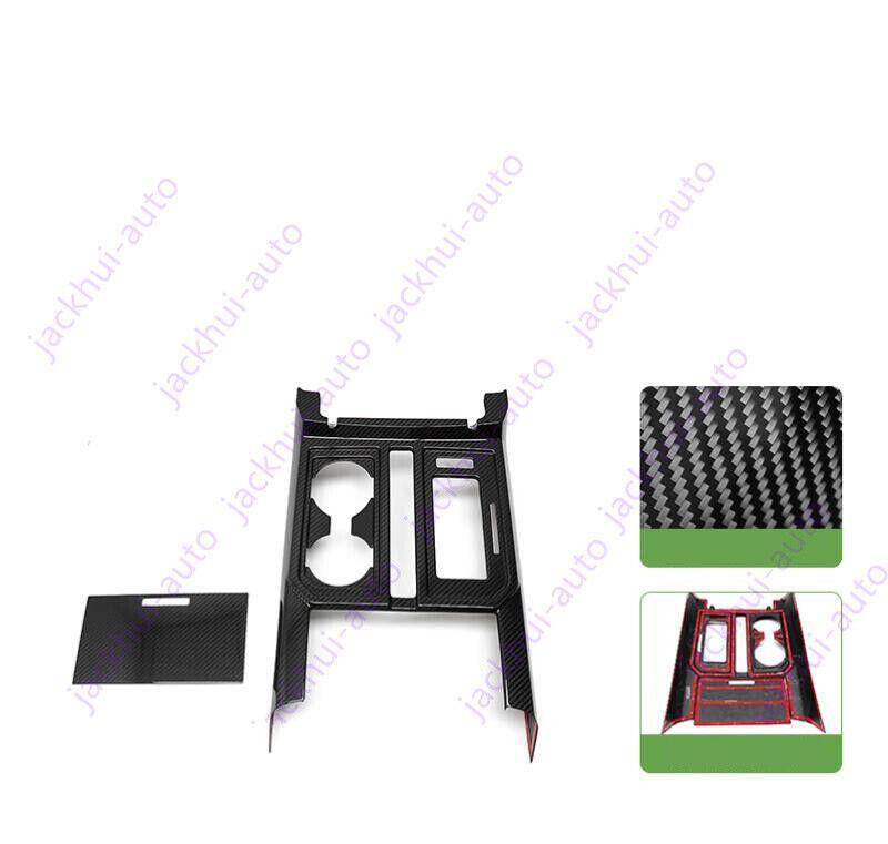 Real Carbon Fiber Interior Console Gear Shift Panel Cover for Ford F150 15-2021