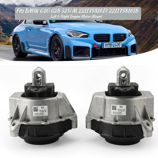 Left Right Engine Motor Mount Fits for BMW G20 G28 325i M 22117581617 22117581618