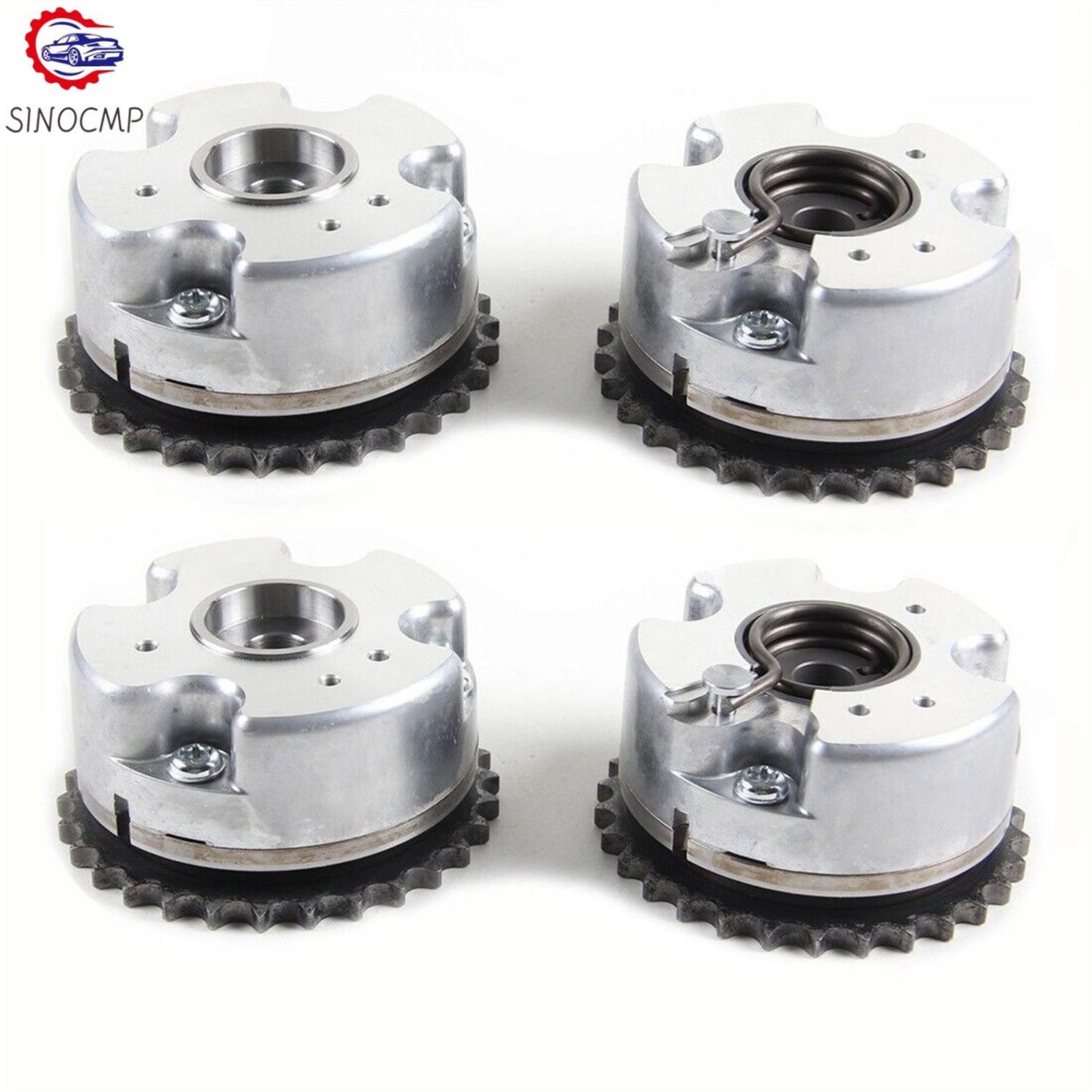 4pcs Camshafts Timing Adjuster for AUDI A6 CAJA CALB CCAA 06E109083M 06E109084M