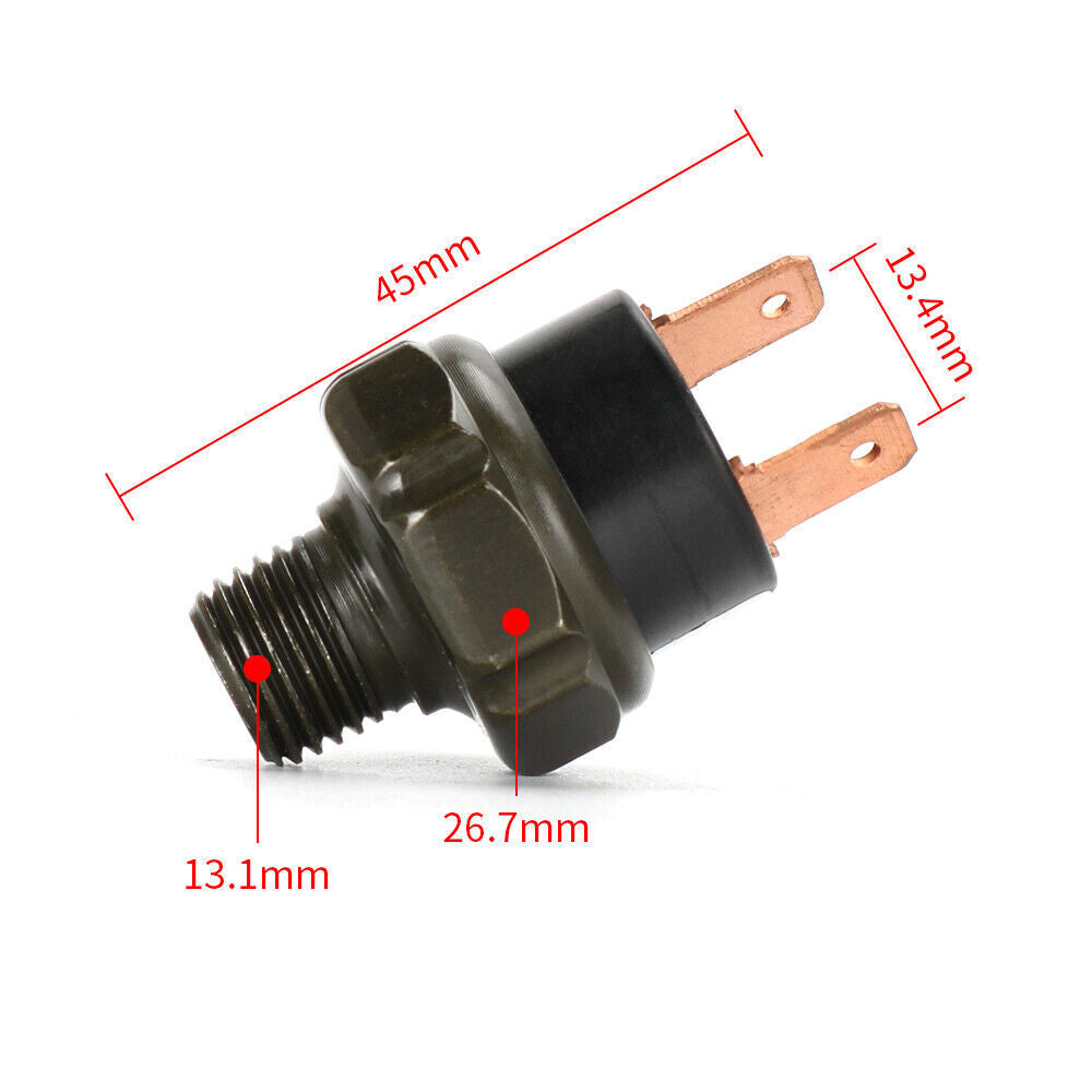 2pcs 150-180PSI Air Pressure Switch Tank Mount Thread 1/4 NPT 12V/24V For Train