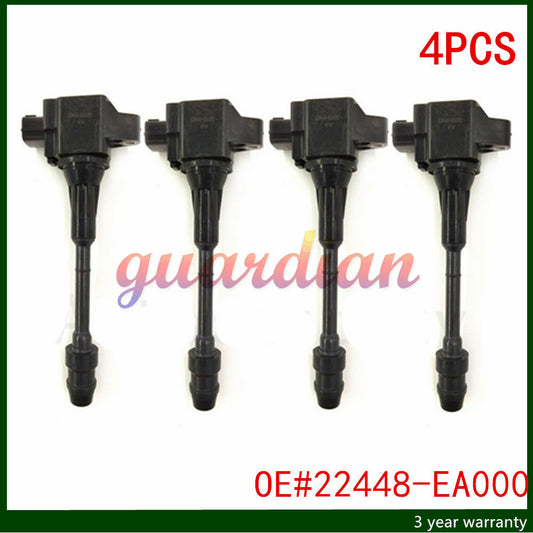 4-Piece Ignition Coil Pack 2005-2016 for Frontier/2009-2012 Equator 2.5L L4 22448-EA000