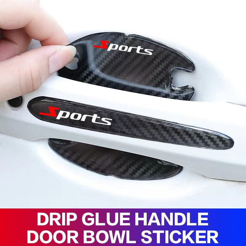For 2024 for Toyota for Camry Car Accessories Carbon Fiber Door Handle Cover Guard Bowl