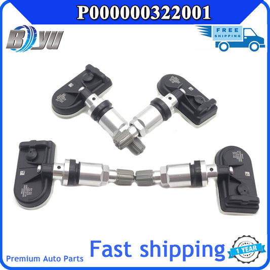 433MHz 4PCS P000000322001 New TPMS Tire Pressure Sensor for Xiaomi SU7 (2024-2025)