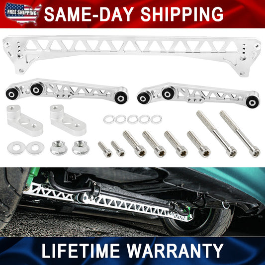 For 92-95 for Honda for Civic 94-01 for Acura Rear Lower Control Arms Kit Subframe Brace Kit