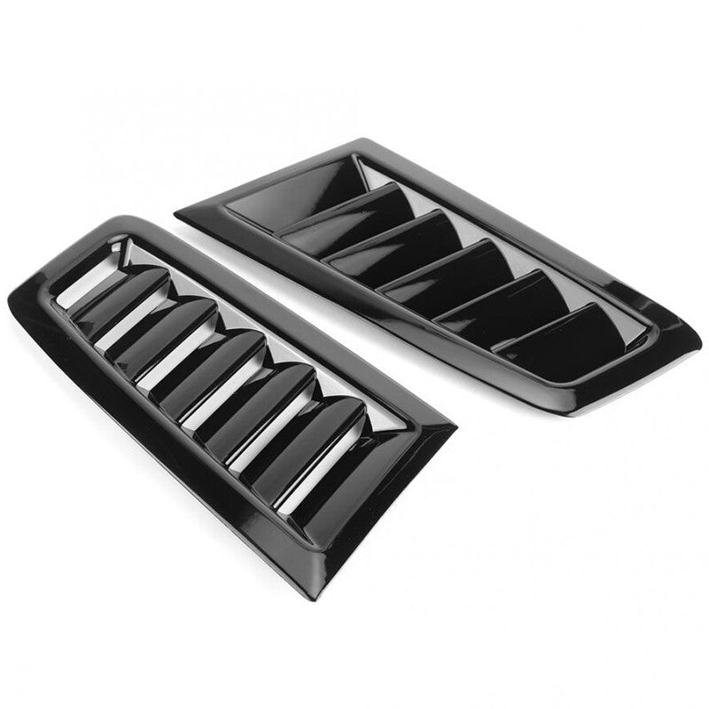 2-Pack Car ABS Cover Ventilation Spoon Air Intake Louvers Cooling Cap Ventilation Cover