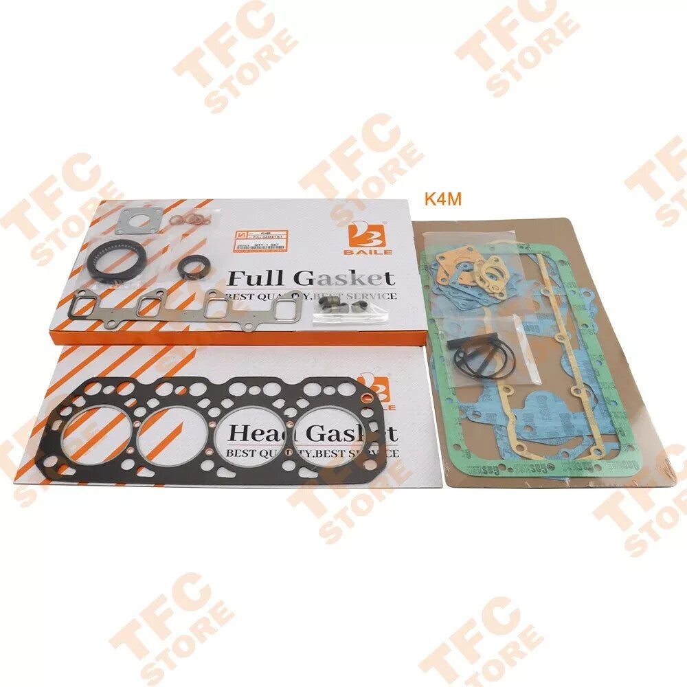 K4M for Mitsubishi Full Gasket Set Kit Engine With Head Gasket New