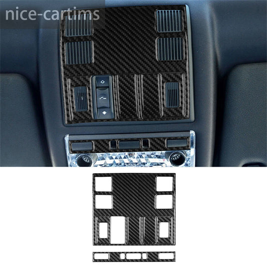 Carbon Fiber Front Roof Reading Light Lamp Panel Cover for BMW X3 E83 2004-2010