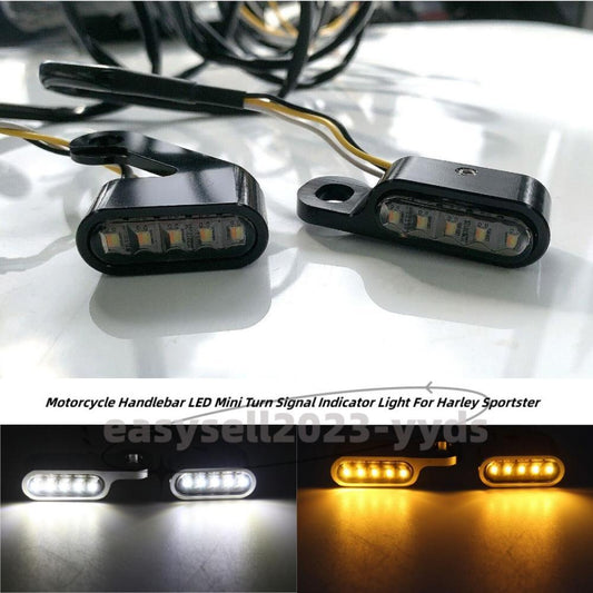 Motorcycle LED for Mini Handlebar TIndicator urn Signal Light for Harley Sportster