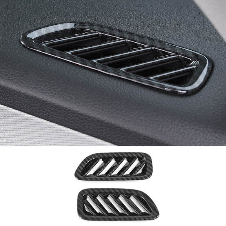for Hyundai Palisade 2020-2022 Carbon Fiber side Dashboard Air Outlet Vent Cover