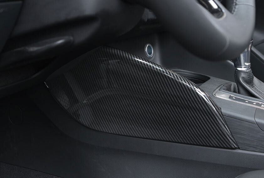 for Audi A3 S3 2014-20 ABS Carbon Fiber Console Gear Shift Both Side Panel Trim