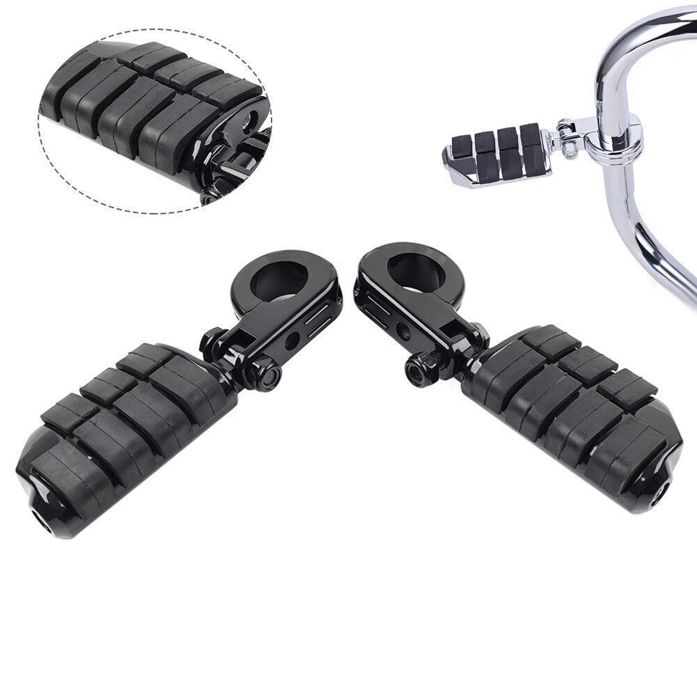 1-1/4 Highway Bar Footpeg Foot Pegs Mount for Harley Touring Road Street Glide