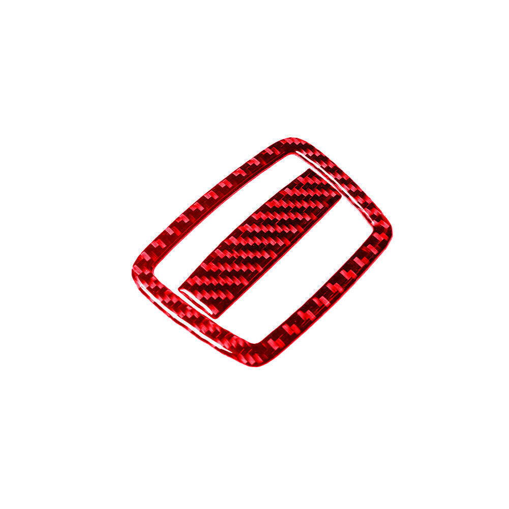2x red carbon fiber storage box trim for BMW 6 Series F12 F13 2011-2018