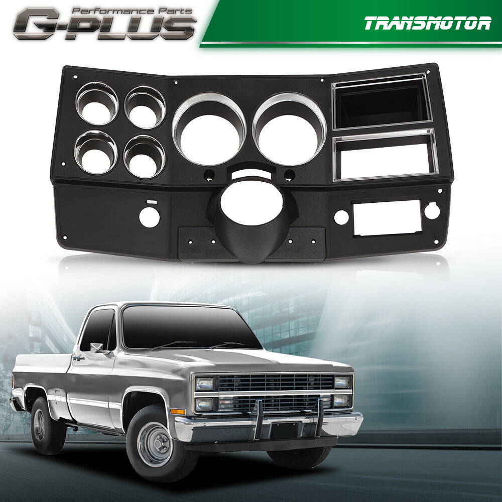 Fits 1984-1987 for Chevrolet for GMC truck DASH BEZEL with low-color cover.