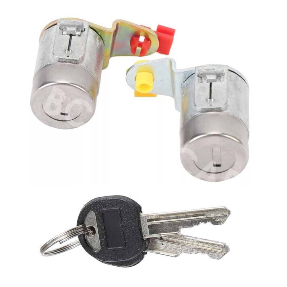 Door Lock Cylinder Set With Keys Replacement 5090008 Fit for GMC Yukon 1992-1994