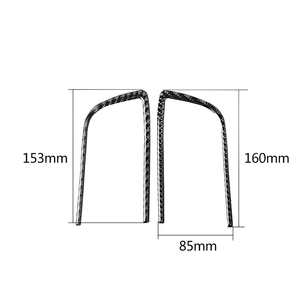 Carbon Fiber Rear Light Frame Cover Trim for Toyota for Land Cruiser Prado 2010-2018