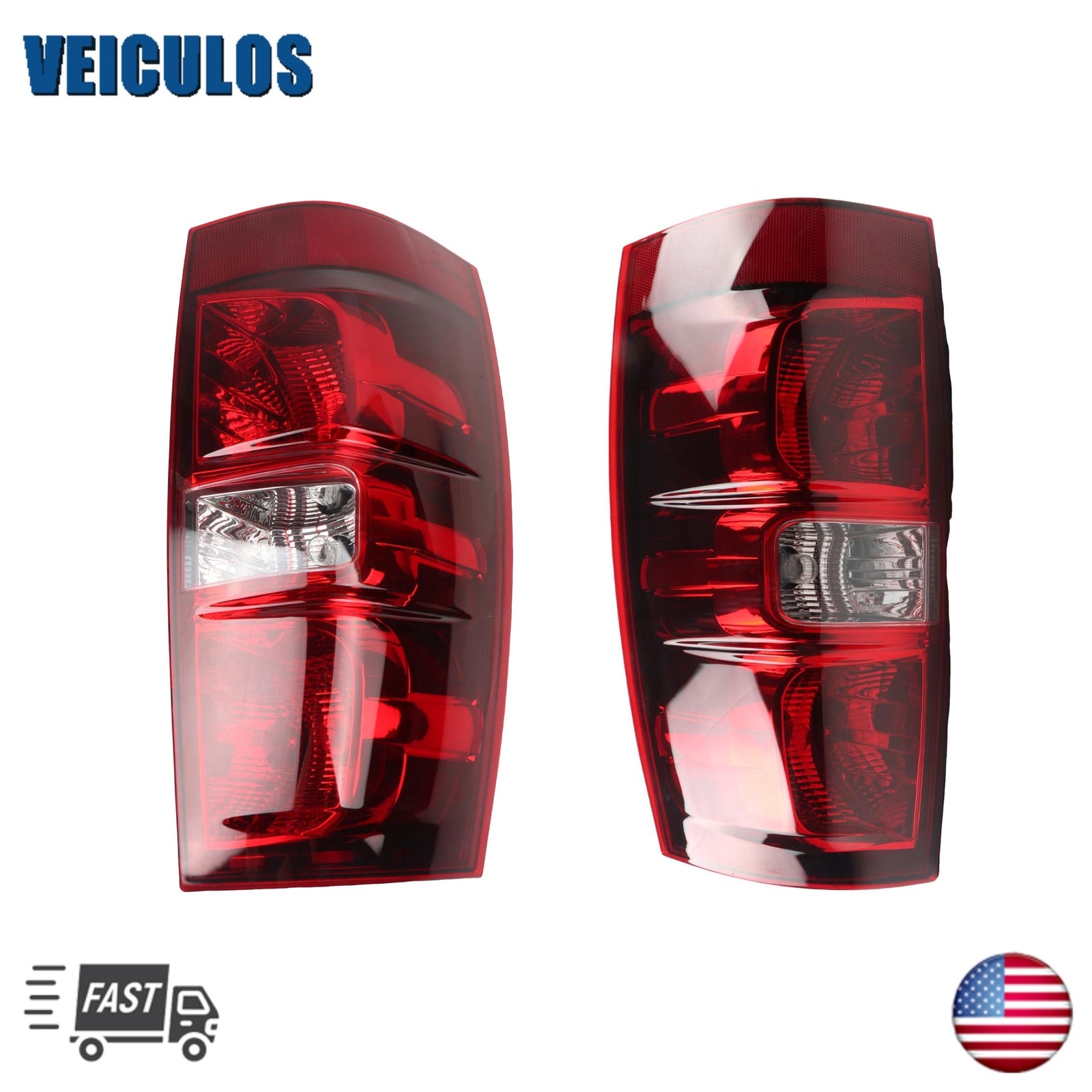 Right Left Pair Tail Lights Brake Lights Set for 2007-2014 Tahoe Suburban