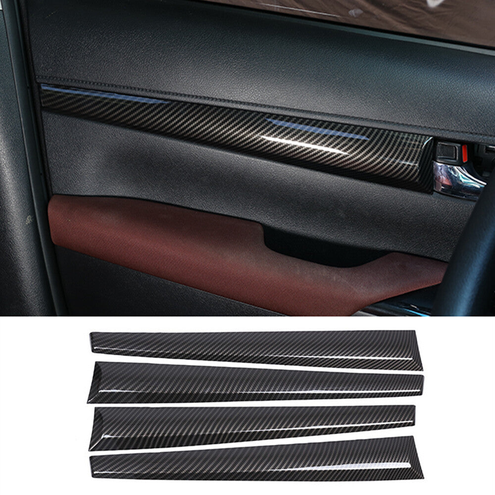 Carbon fiber ABS interior door panel cover for Toyota Hilux 2015-21 - Parts