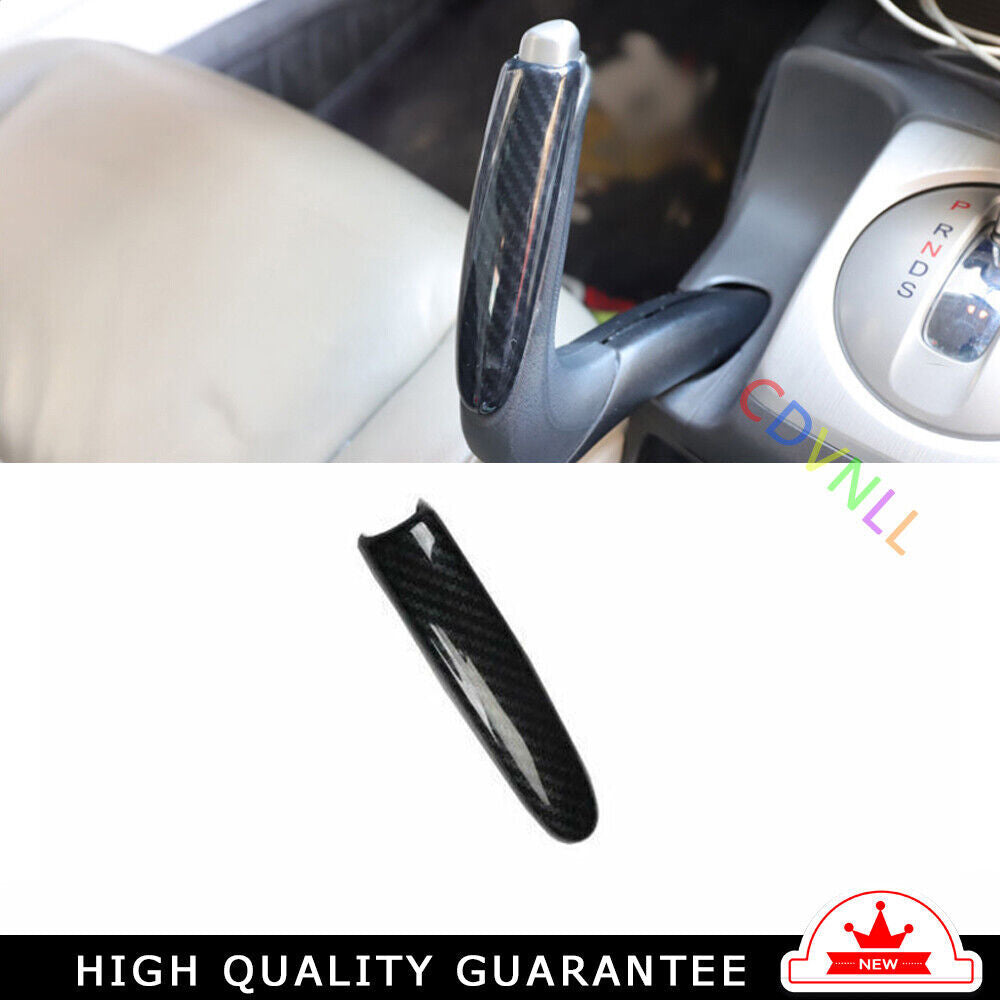 Middle Console Handbrake Set Cover Decor for Honda for Civic 2006-2011 Carbon Fiber