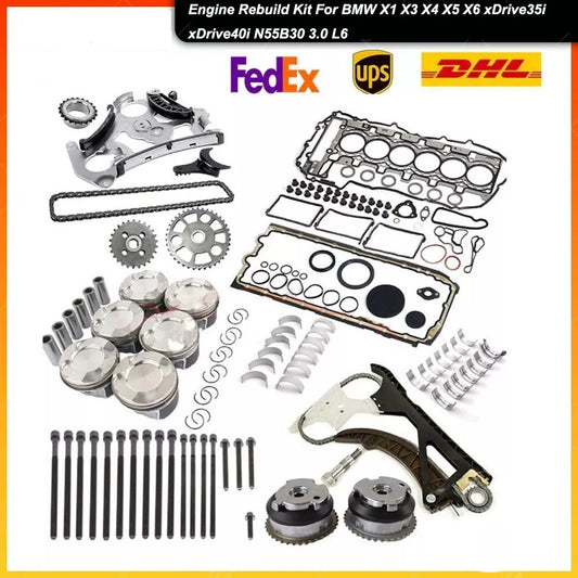 Overhaul Rebuild Kit N55B30 for BMW 535i X5 X6 F30 F32 F25 F10 F15 E71 Engine