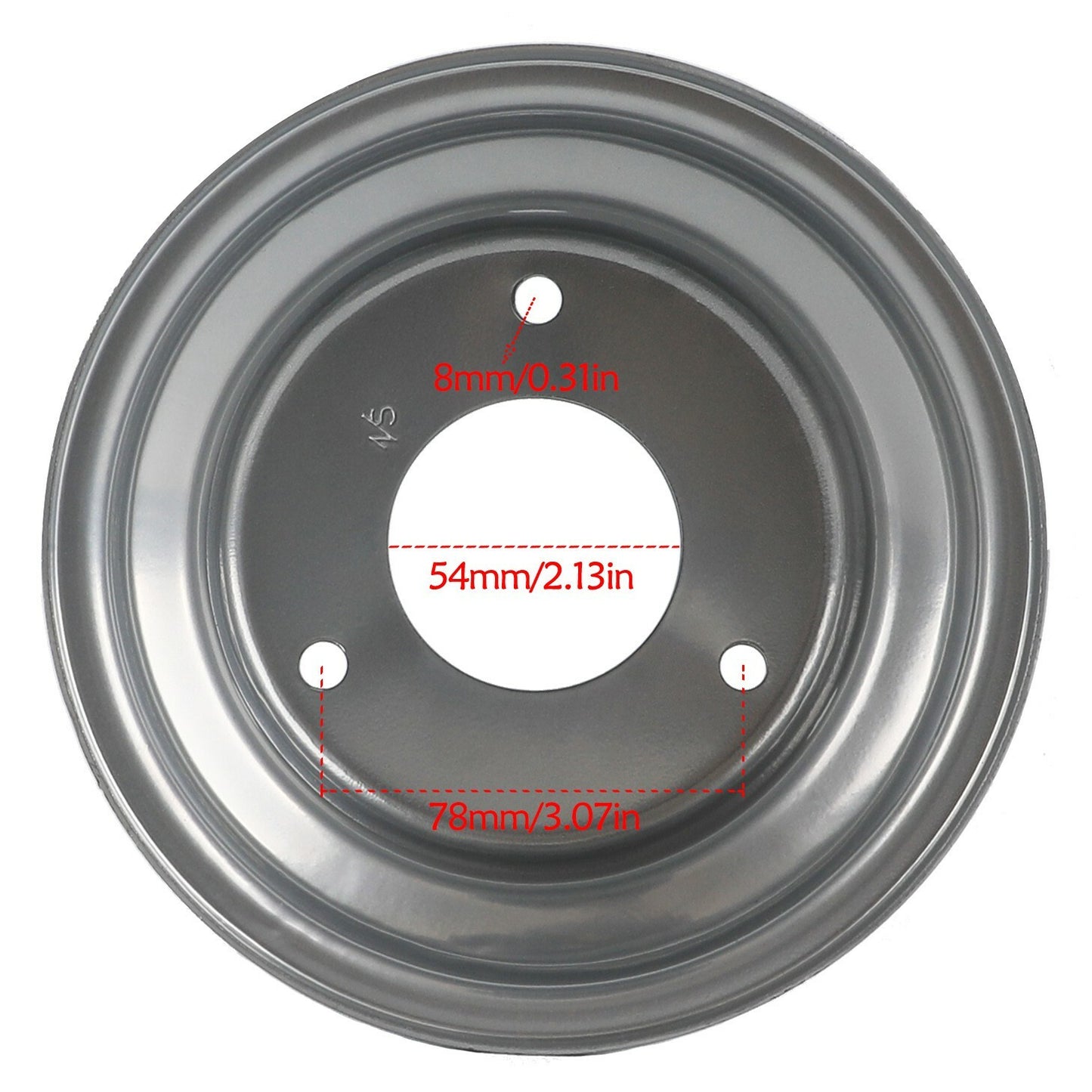 4-piece set of 6-inch wheels with 3 bolts for 145/70-6 tires, suitable for all-terrain vehicles, four-wheel off-road vehicles, Taotao Kazuma