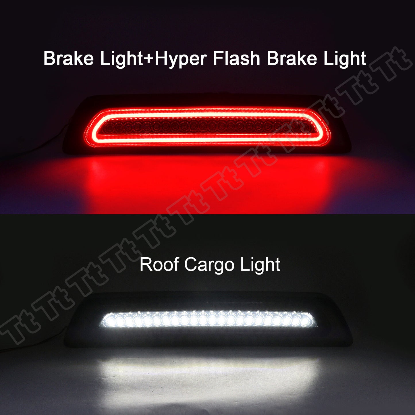 Suitable for 2007-22 for Toyota Tundra LED Third Tail Brake Light Stop Cargo Light Smoke