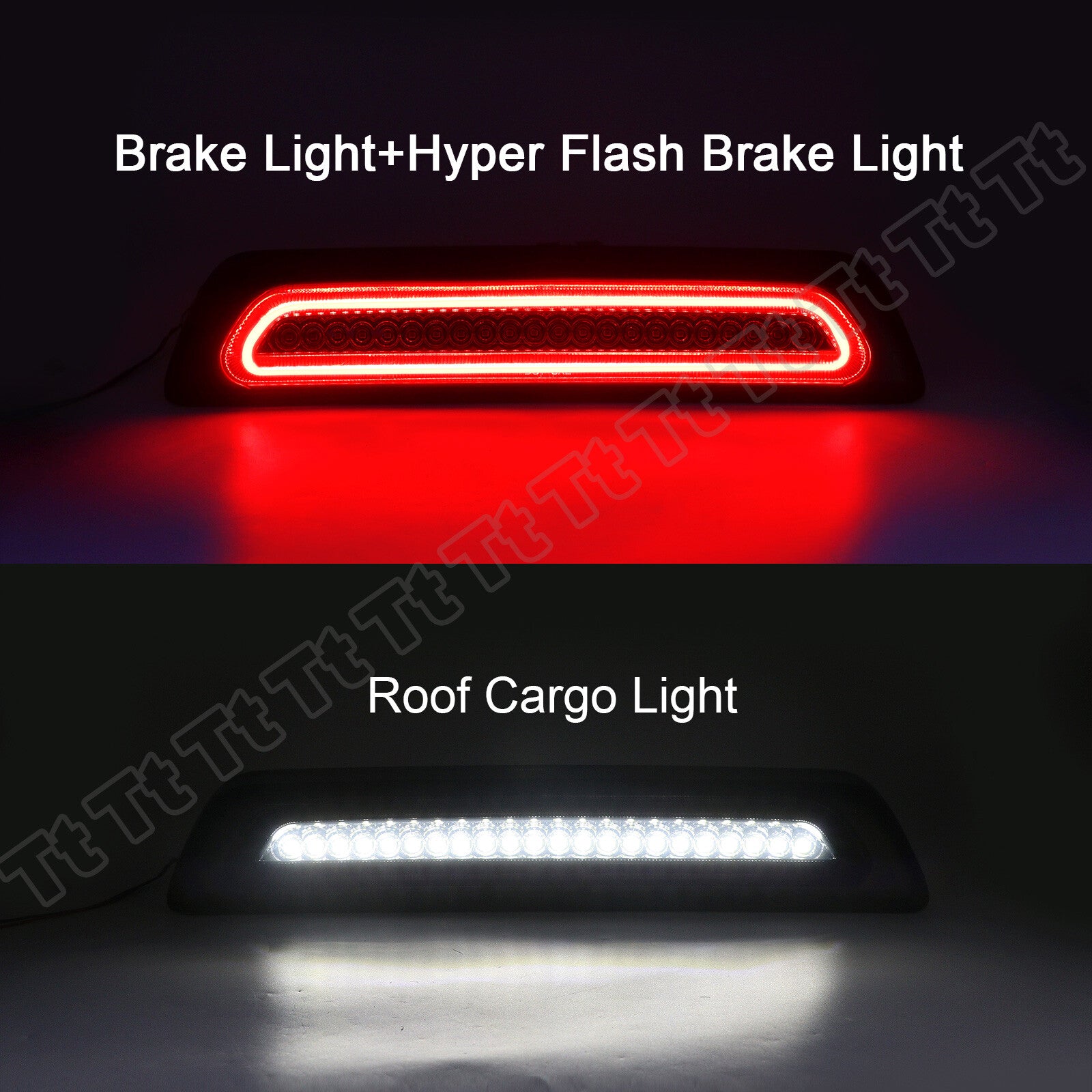 Suitable for 2007-22 for Toyota Tundra LED Third Tail Brake Light Stop Cargo Light Smoke