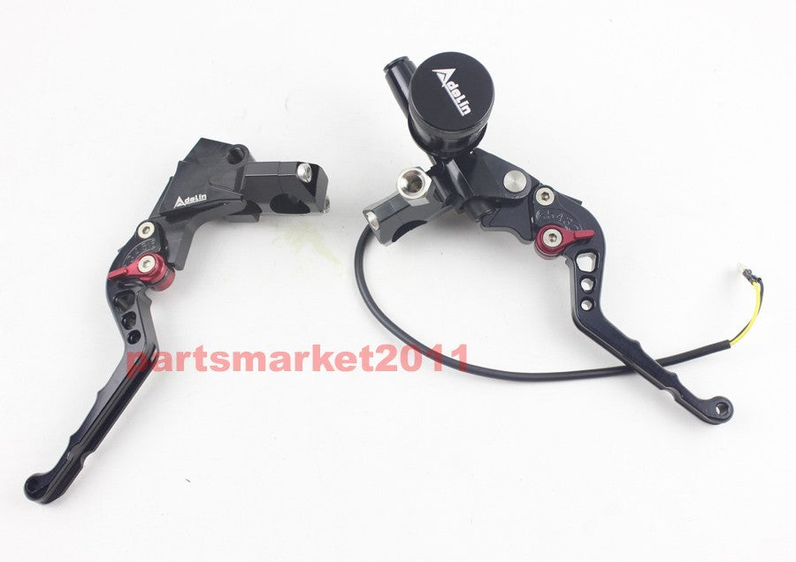 Adelin CNC PX-2 Brake Clutch Levers Master Cylinder For Ruckus Zoomer 7/8 Black