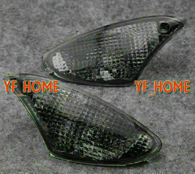 Fit for BMW K1200S  K1300S Smoke Front Turn Signals Indicator Blinker Lens Cover UK