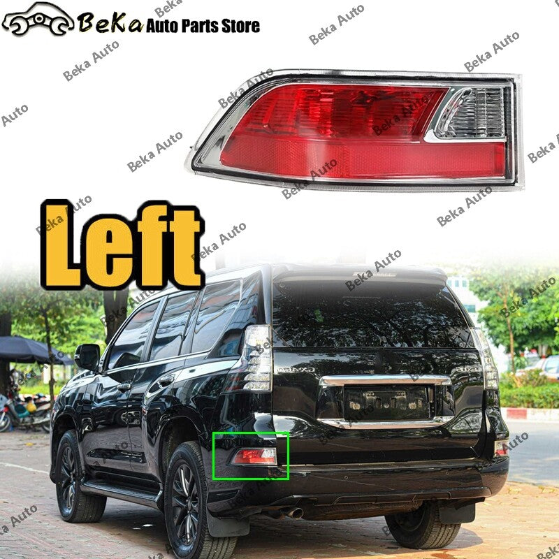One-piece set suitable for Lexus GX460 2014, 2015, 2016-2020 left rear bumper taillight and brake light.