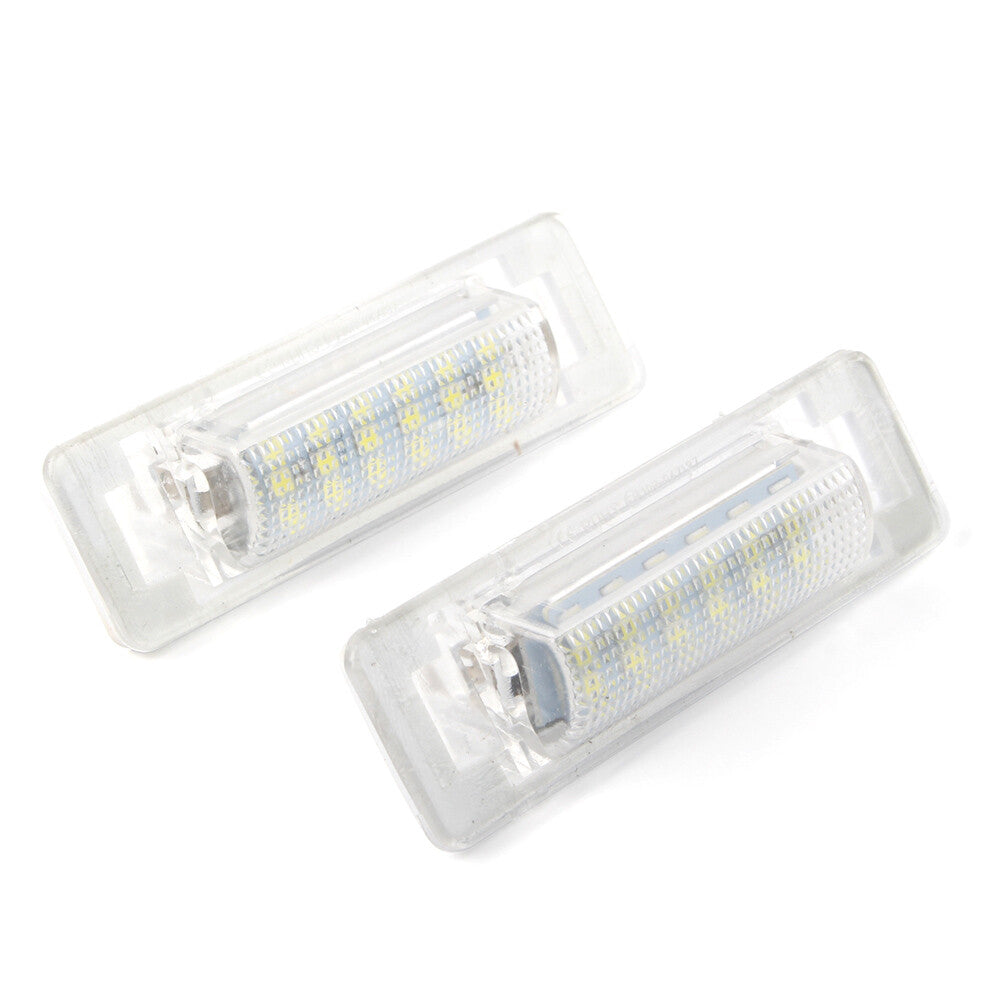 LED License Plate Number Light Tail Lamp for Benz W210 W202 4D Sedan 2PCS Car