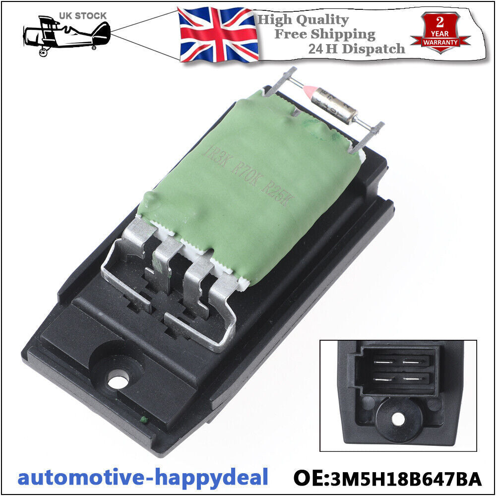 for FORD TRANSIT CONNECT 1.8 2002-2013 HEATER BLOWER MOTOR FAN RESISTOR 1311115