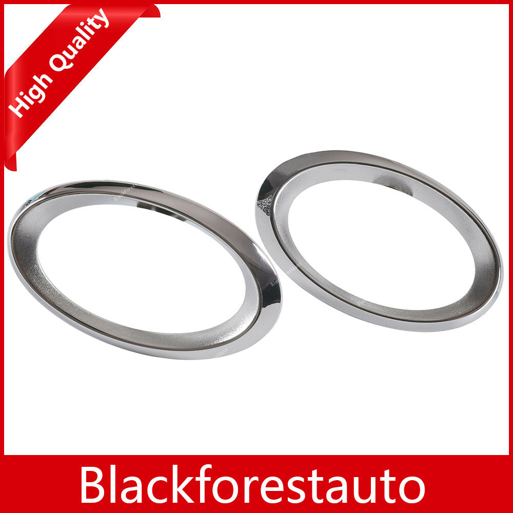 2X RH LH Bumper Fog Lamp Bezel Trim Chrome for Benz S211 W211 E-CLASS W211