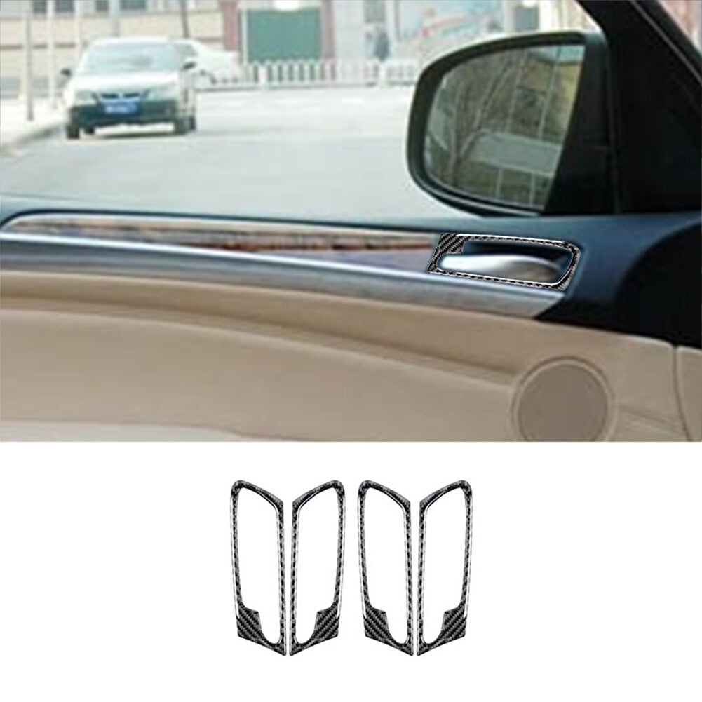Carbon fiber door handle frame cover for BMW X5 E70 X6 E71 2008-2013 type B