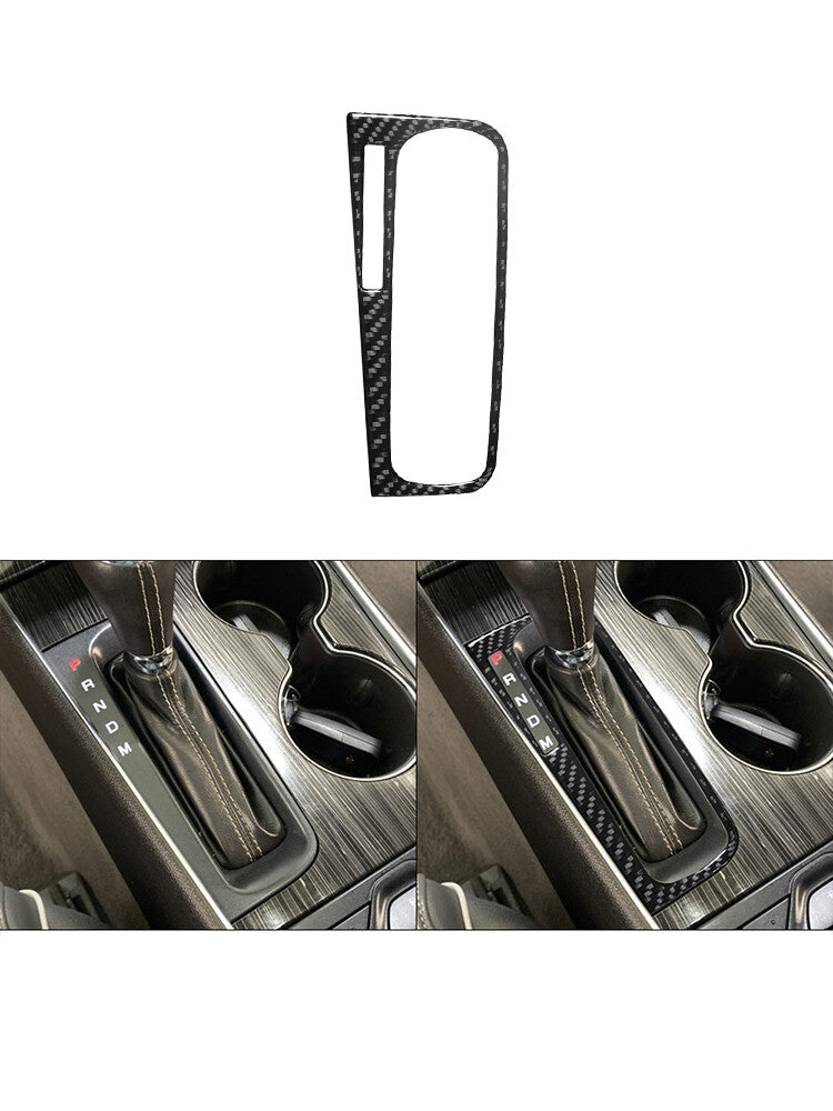 Gear Shift Lever Frame Panel Trim Cover Carbon Fiber for Chevy Impala 2014-2020