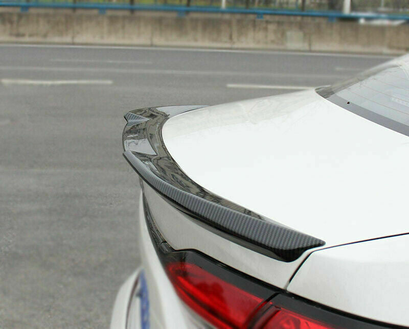 for Toyota for Corolla 2019-2022 Carbon Fiber Rear Spoiler Tail Trunk Lip Wing Bar