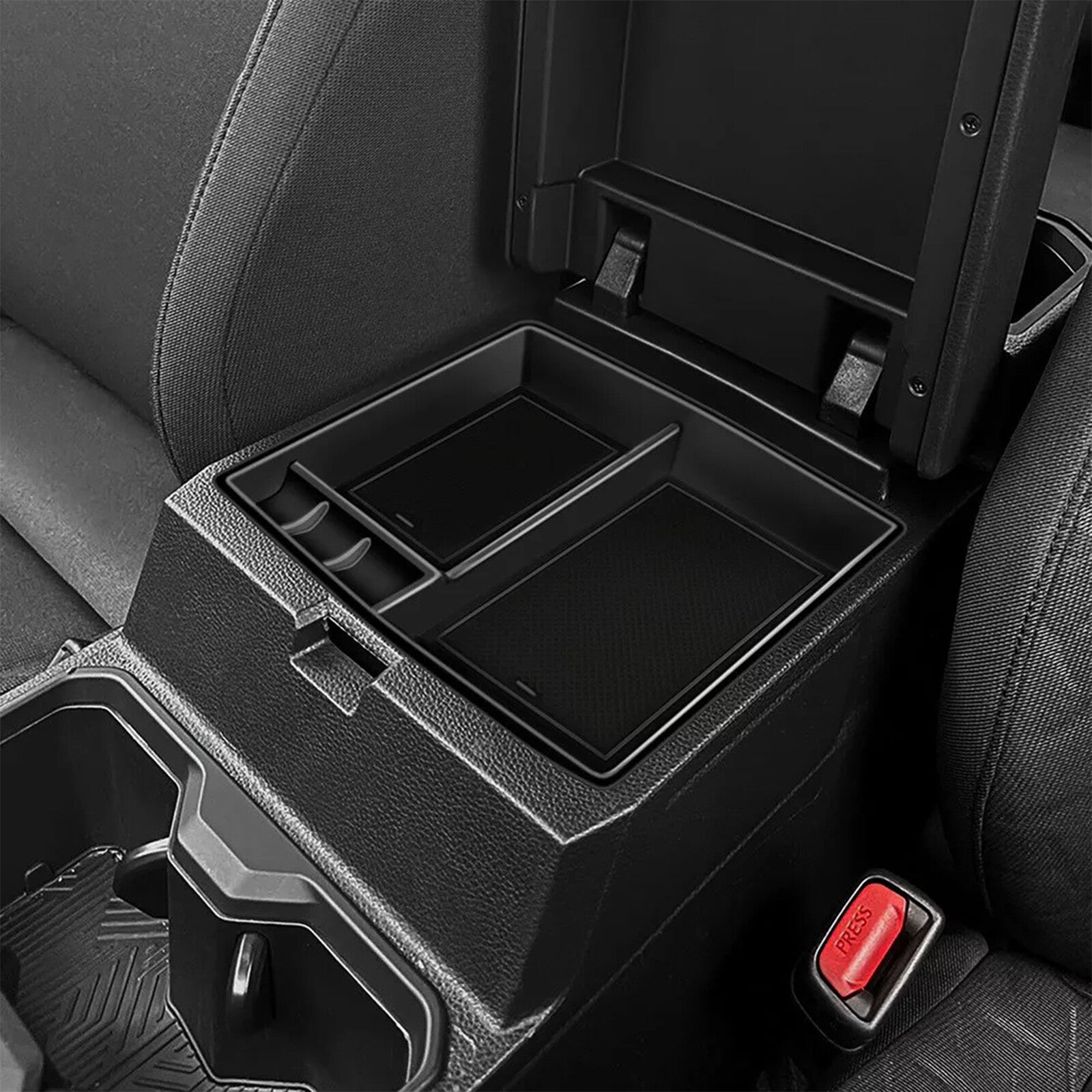 For 2024 for Toyota Tacoma Center Console Organizer Tray Storage Box Accessories