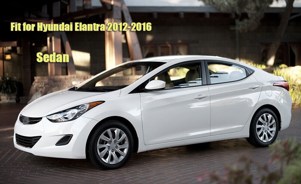 Window Deflector Visors Rain Guards Vent Shade for Hyundai for Elantra Sedan 12-2016