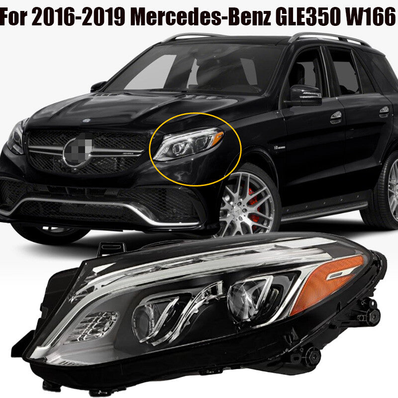 Driver LH Full LED Headlight Headlamp For 2016-2019 for Mercedes-Benz GLE350 W166