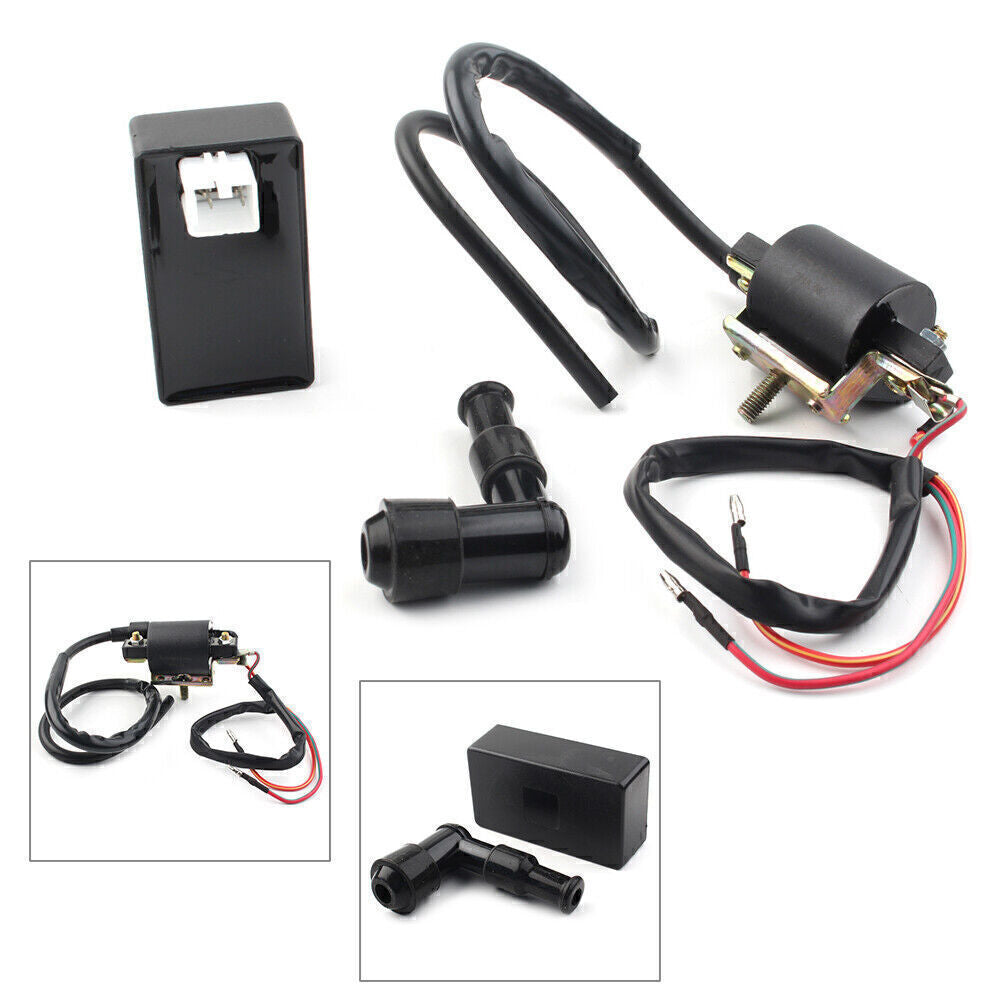 4-Pin CDI Ignition Coil Wire Loom Harness For 50cc-300cc ATV Quad Dirt Pit Bike
